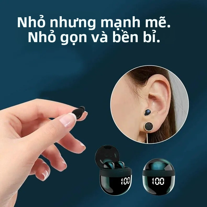 K18 Tai Nghe Bluetooth Siêu Nhỏ, ANC, Cảm Ứng, HIFI – Ưu Đãi Có Hạn