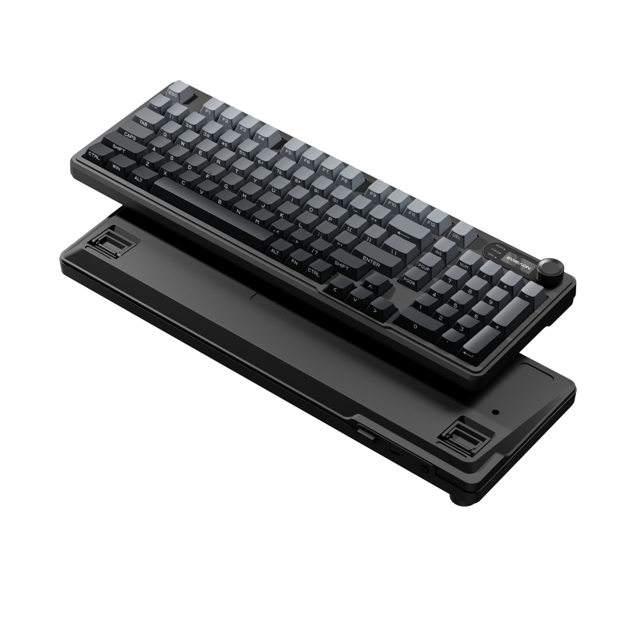 Ưu đãi đặc biệt hôm nay 680K！ Bàn phím EWEADN V102 PRO cơ keycap khắc bên màu chuyển sắc, mẫu mới 2025, hỗ trợ kết nối không dây. Switch đỏ gõ êm