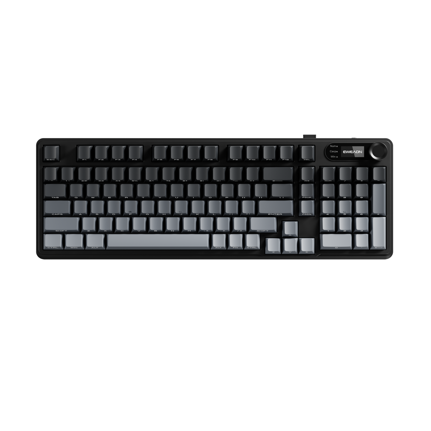 Ưu đãi đặc biệt hôm nay 680K！ Bàn phím EWEADN V102 PRO cơ keycap khắc bên màu chuyển sắc, mẫu mới 2025, hỗ trợ kết nối không dây. Switch đỏ gõ êm