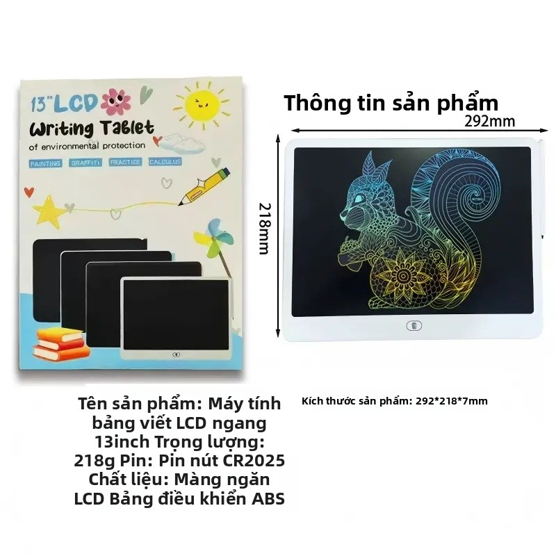 Miễn phí vận chuyển có hạn！Bản nâng cấp, không ánh sáng xanh！Bảng vẽ ngang 13/16 inch - 2