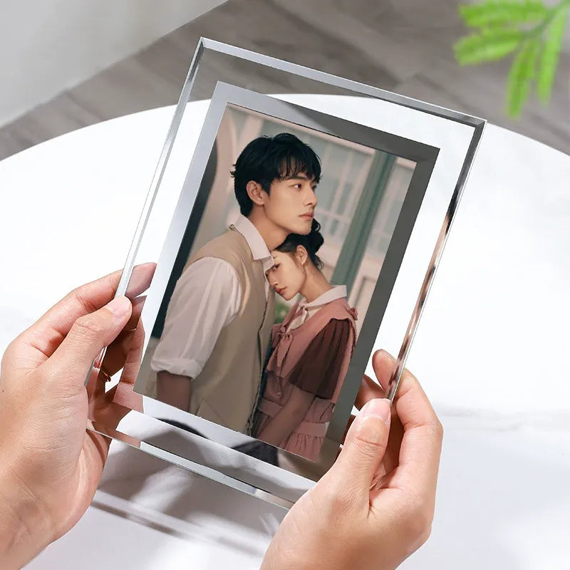 Khung ảnh kính hợp kim, chống va đập, không phai màu, 2 màu. Xả kho giá sốc!