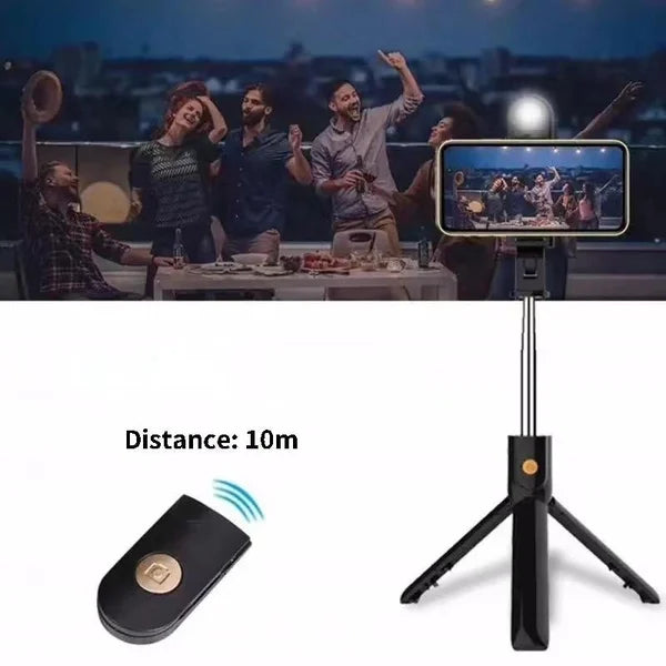 Gậy chụp ảnh tự sướng Bluetooth không dây 6 trong 1 mới nhất 2023 (COD)