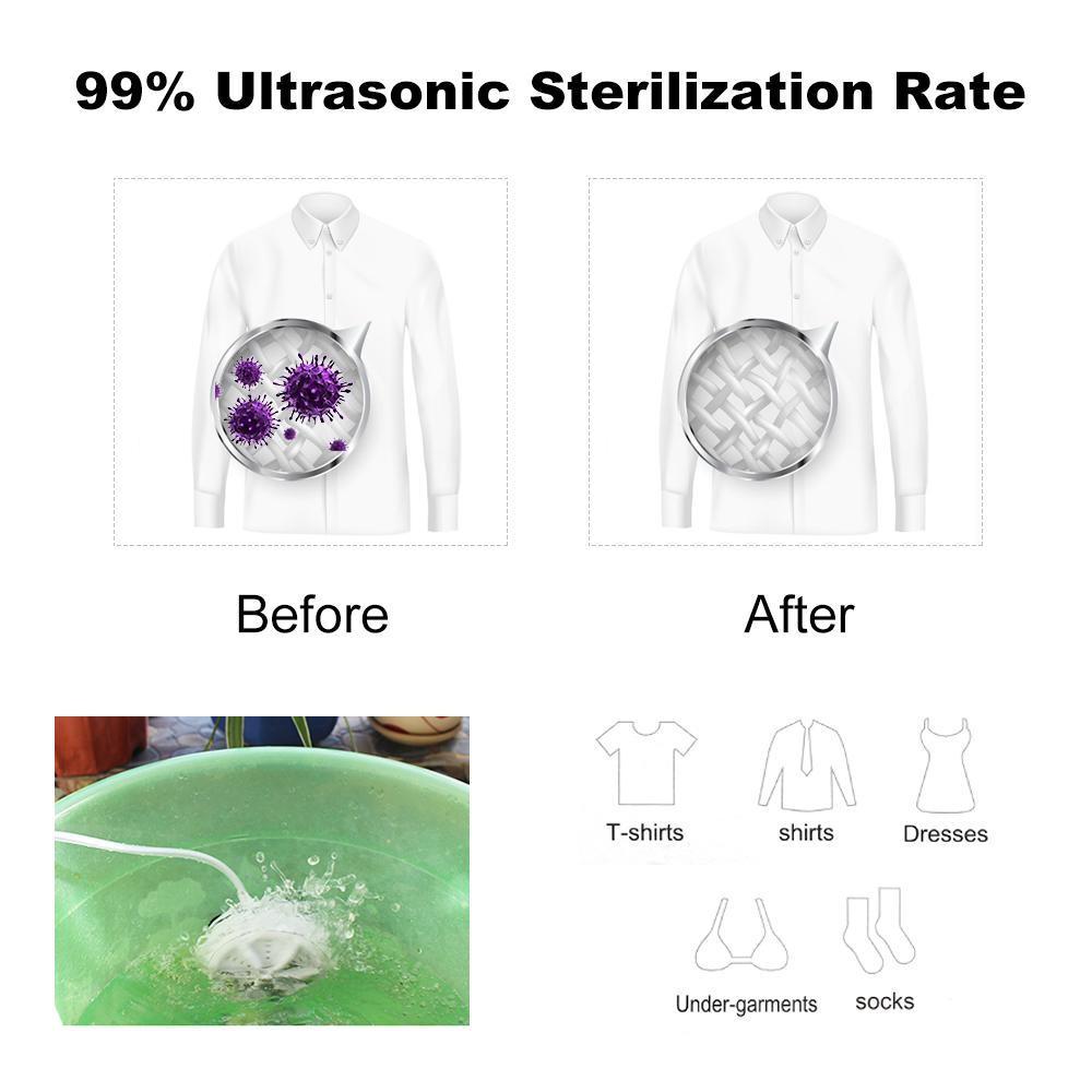 Portable Ultrasound Washing Machine