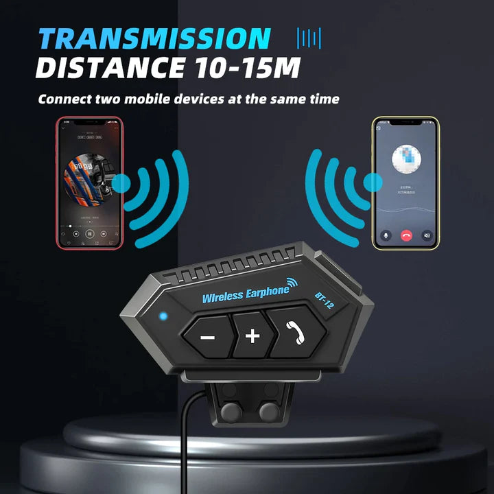 Tai nghe bluetooth mũ bảo hiểm E12 mới nhất, hỗ trợ Android & iPhone. Chống nước IP67, tích hợp micro, hỗ trợ điều khiển bằng giọng nói, ship từ Hồ Chí Minh